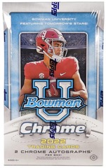 2022 Bowman Chrome University Football Hobby Box